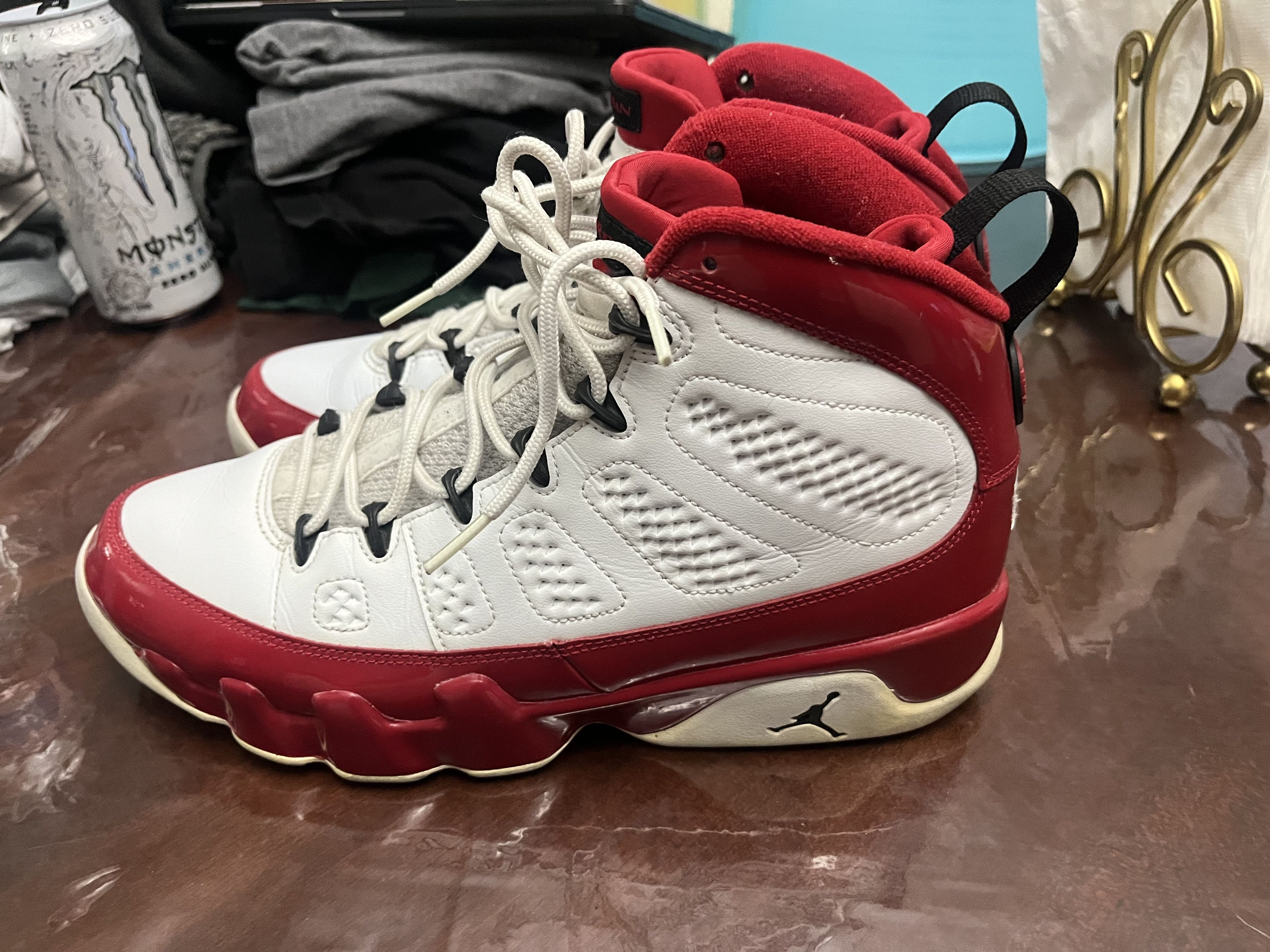 Jordan Brand Air Jordan 9 Cherry Red Size US 10 / EU 43 - 7 Thumbnail