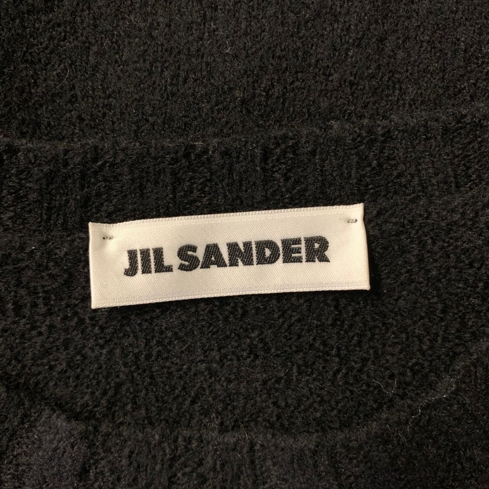 Jil Sander JIL SANDER Size M Black Wool Pull On Sweater Size M / US 6-8 / IT 42-44 - 5 Thumbnail