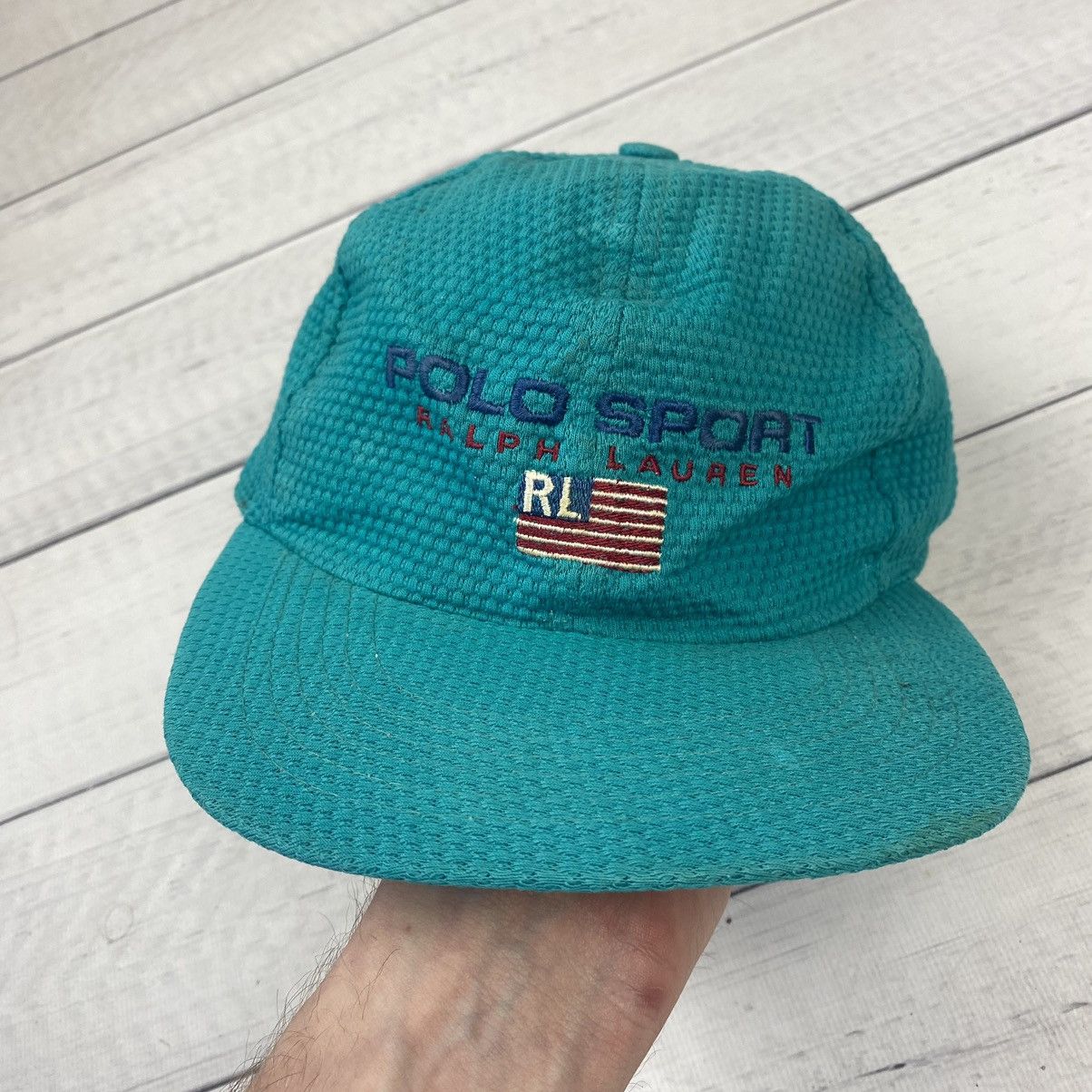 Polo Ralph Lauren Polo Sport Ralph Lauren big logo vintage USA cap hat ...