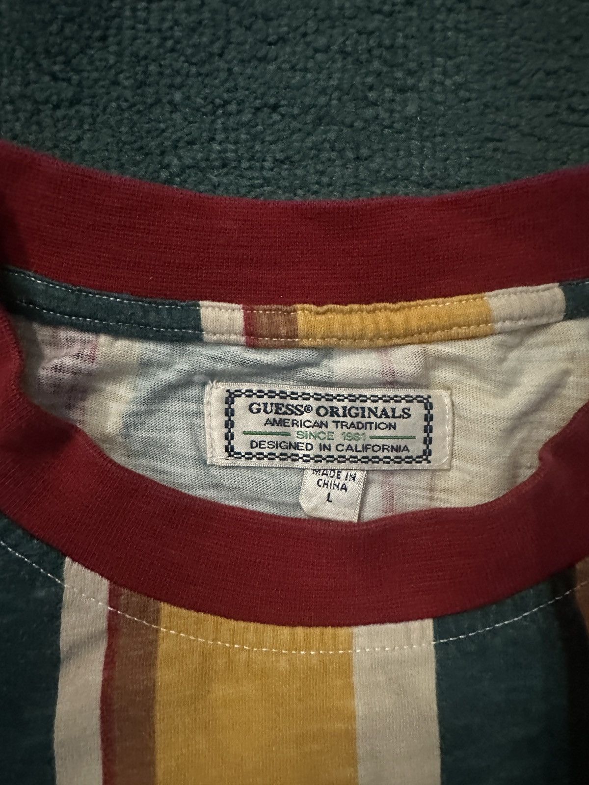 Guess Guess striped long sleeve t-shirt Size US L / EU 52-54 / 3 - 2 Thumbnail