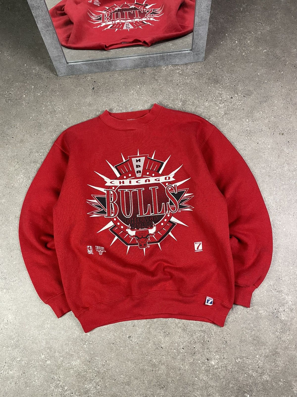 Logo 7 × NBA × Vintage Logo 7 Vintage Chicago Bulls Crewneck Size US M / EU 48-50 / 2 - 1 Thumbnail