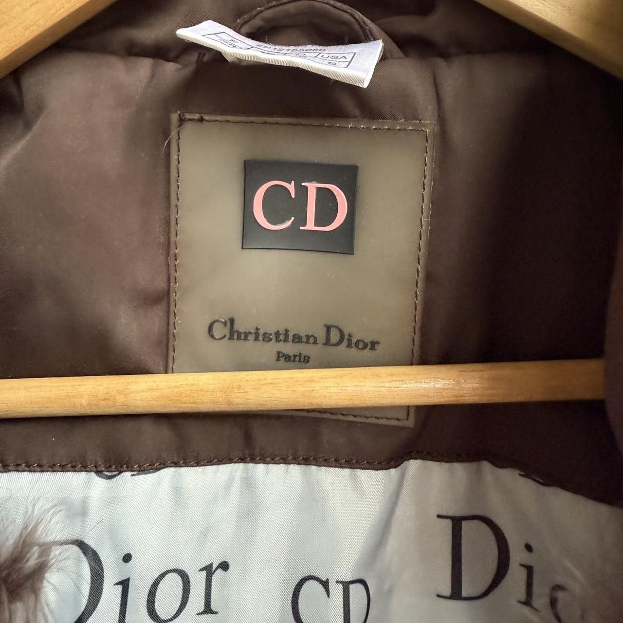 Dior Dior Vintage 2000s Bomber Jacket Brown Warmed Size M / US 6-8 / IT 42-44 - 8 Thumbnail
