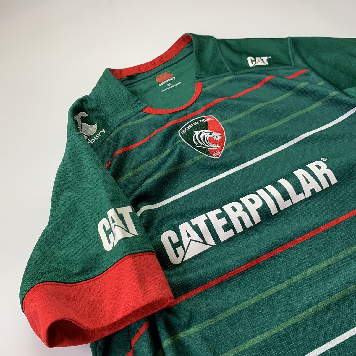 Canterbury of New Zealand Men’s Canterbury Leicester Tigers Jersey Rugby Shirt Size US XL / EU 56 / 4 - 3 Thumbnail