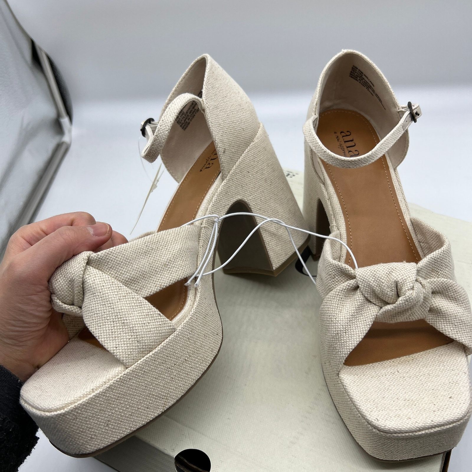 Other Women Block Shoes Platform Flat Wedge Casual Open Toe Size US 11 / IT 41 - 11 Thumbnail