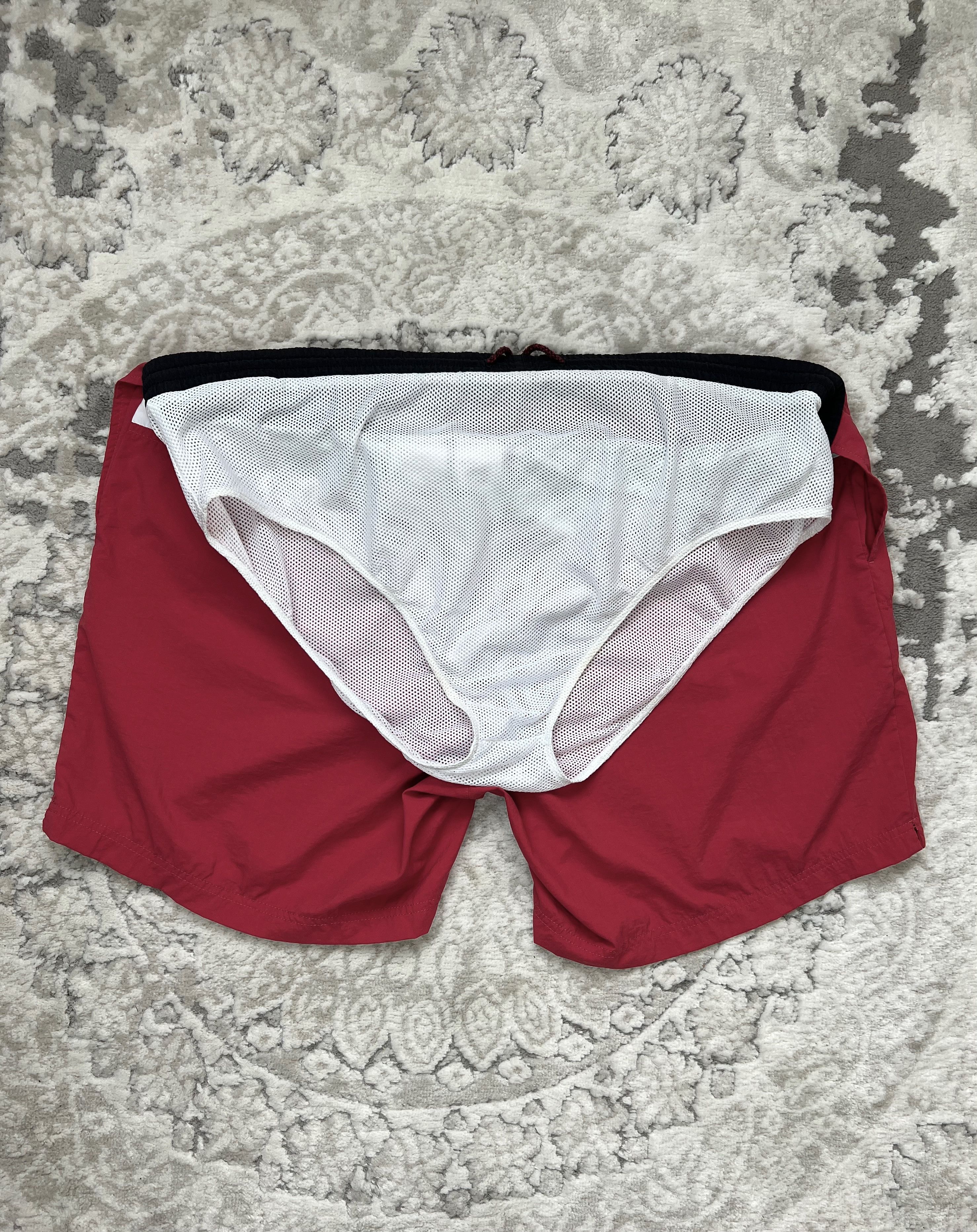 Nike × Vintage Vintage 90s Nike Swim Shorts with Embroidered Swoosh Size US 40 / EU 56 - 8 Thumbnail