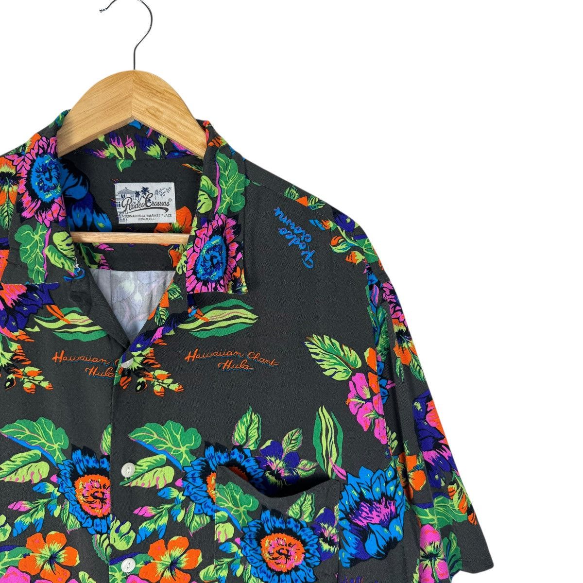 Sun Surf ☀️RODEO CROWNS FLORAL RAYON HAWAII SHIRT Size US L / EU 52-54 / 3 - 4 Thumbnail