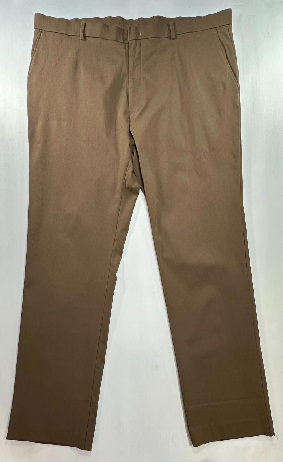 Tommy Hilfiger Tommy Hilfiger Flat Straight Leg Dress Pants Brown Men 40/32 Size US 40 / EU 56 - 1 Thumbnail