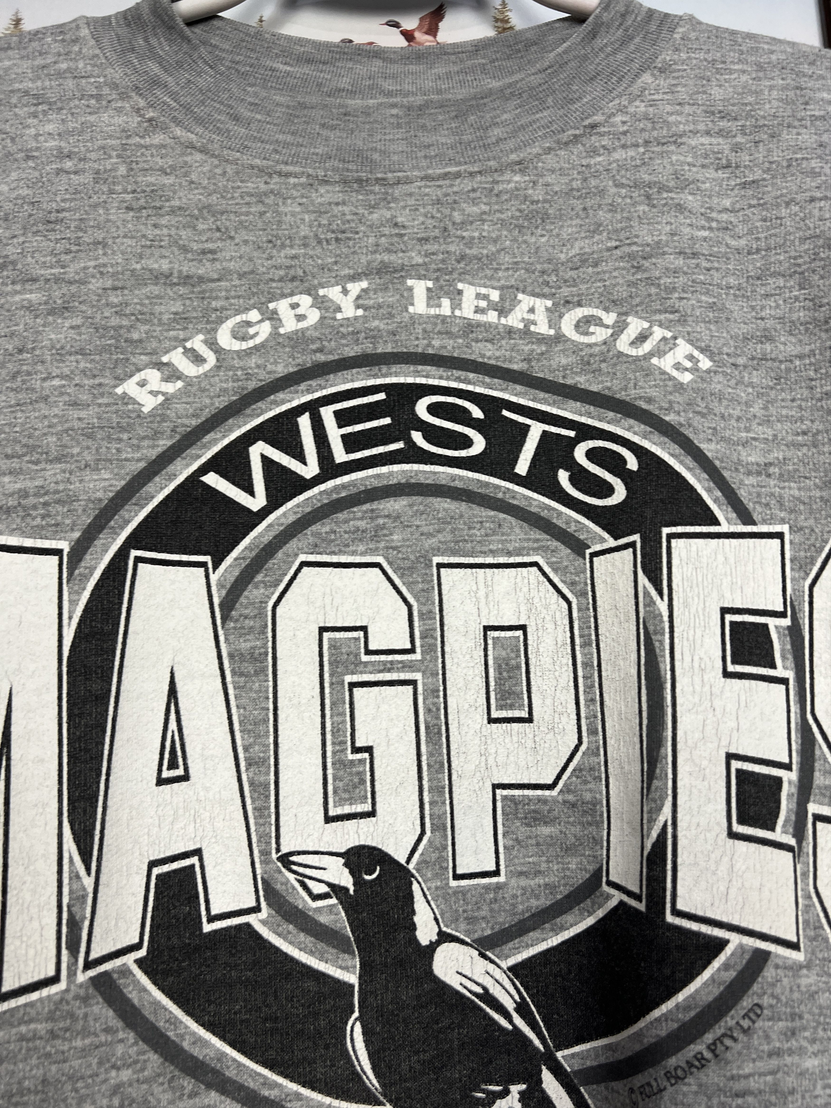 Vintage Vintage Western Suburbs Magpies Rugby Sweatshirt Crewneck Size US XL / EU 56 / 4 - 4 Thumbnail