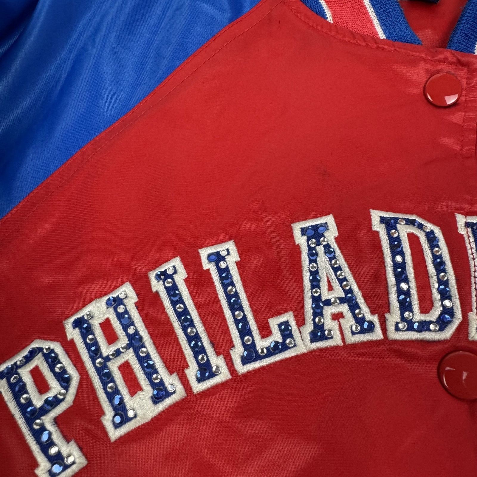 Vintage Hardwood Classics G-lll & Carl Men Philadelphia 76ers Jacket Size US S / EU 44-46 / 1 - 6 Thumbnail