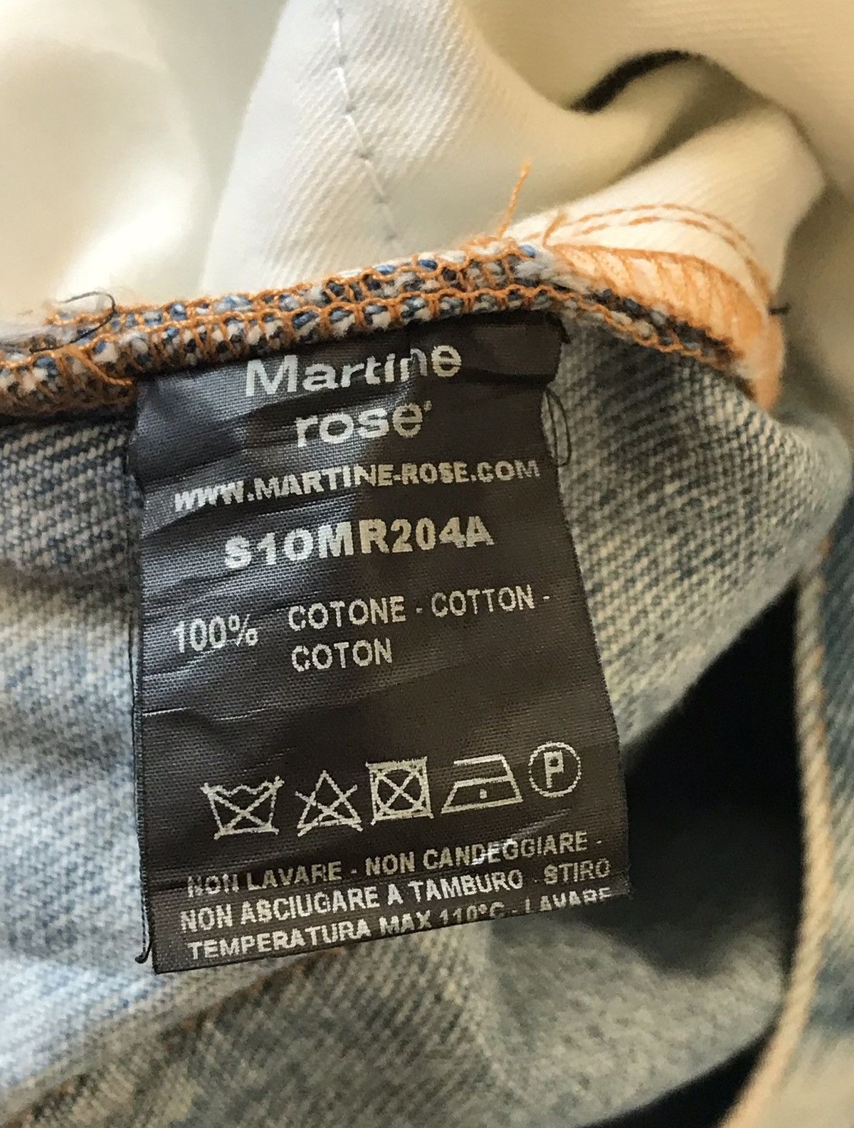 Martine Rose Martine Rose Acid Blue Jeans Size US 30 / EU 46 - 13 Thumbnail