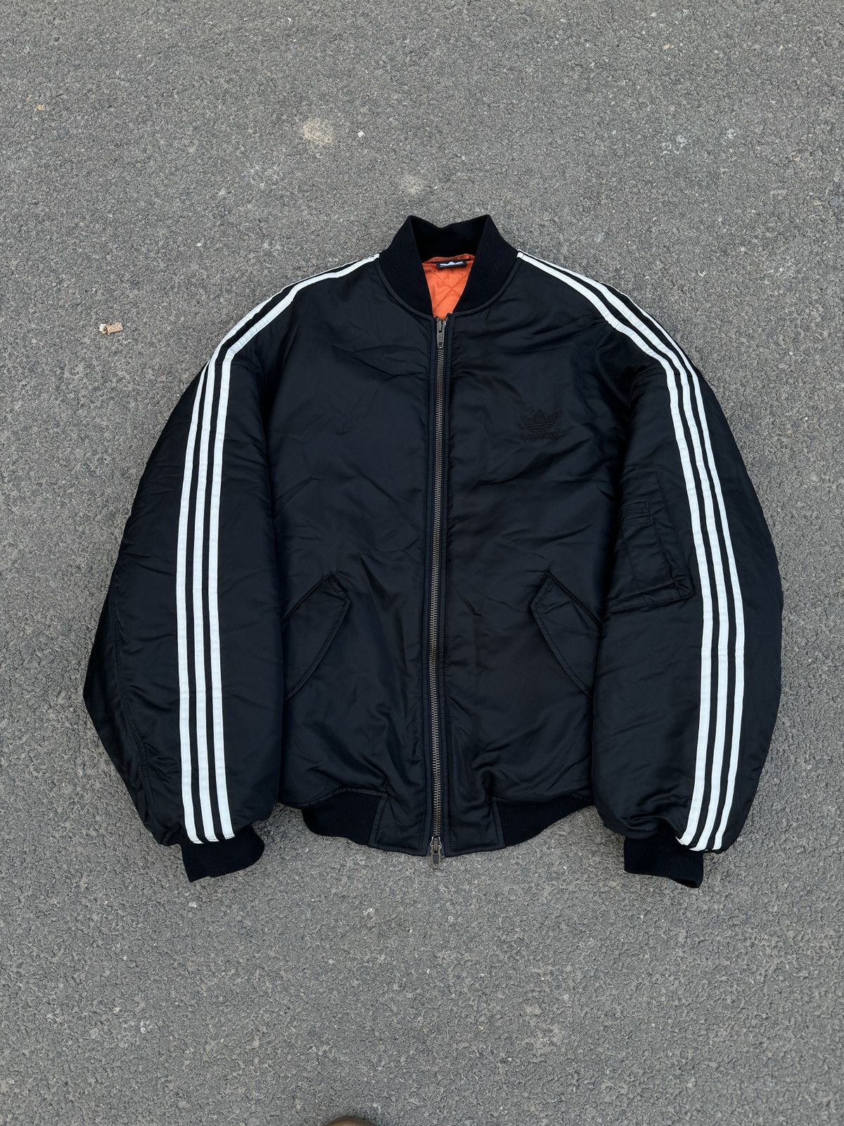 Balenciaga Balenciaga Adidas Black oversized bomber Sz.46 Size US S / EU 44-46 / 1 - 2 Thumbnail