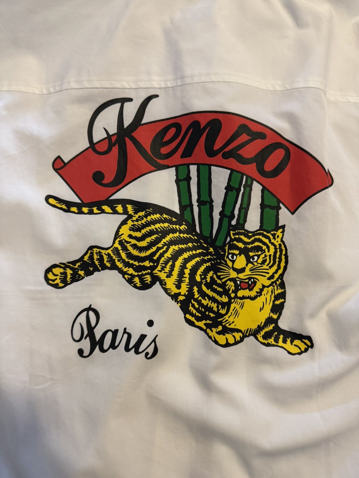 Kenzo Kenzo hooded button up logo front/back Size US L / EU 52-54 / 3 - 5 Thumbnail