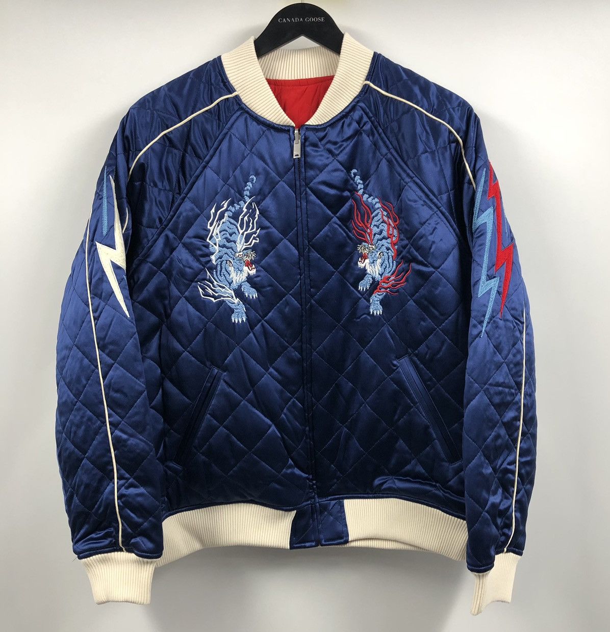 Other Azuki Twin Tigers Reversible Jacket Small Size US S / EU 44-46 / 1 - 2 Thumbnail