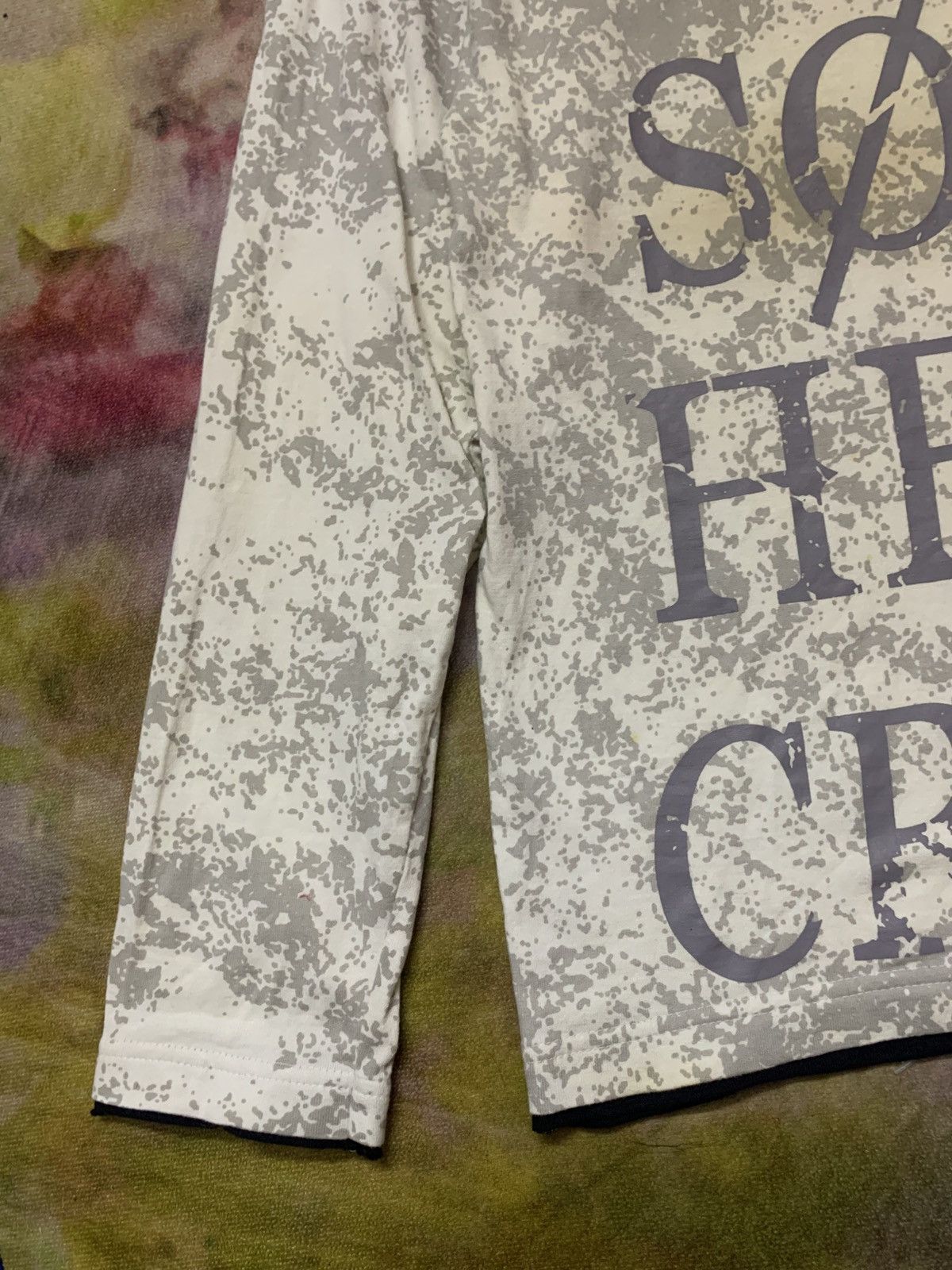 Hysteric Glamour Japanese Brand Badger Anarchy Mud Poem Double Layer Neck Size US M / EU 48-50 / 2 - 4 Thumbnail