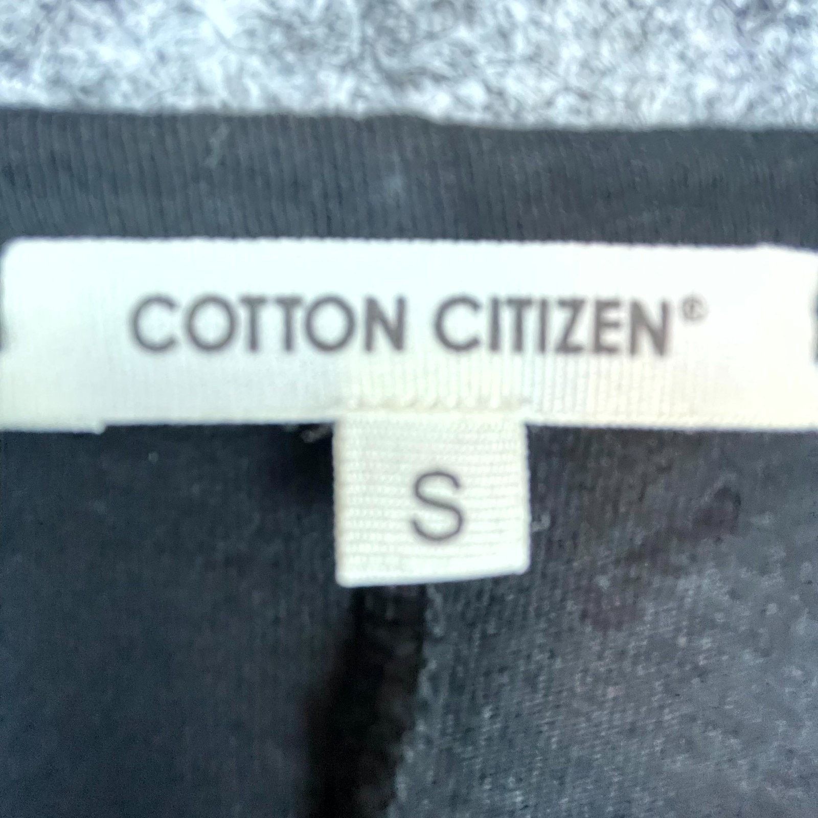 COTTONCITIZEN Cotton Citizen Jagger T-Shirt Men Small Jet Black Crew Neck Size US S / EU 44-46 / 1 - 4 Thumbnail