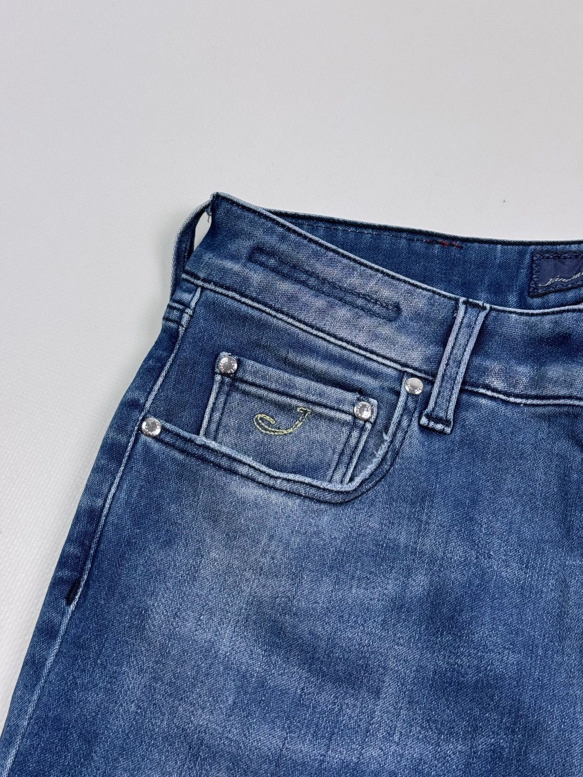 Jacob Cohen Jacob Cohen Jocelyn Slim Blue Women’s Jeans Made in Italy Size 27" / US 4 / IT 40 - 4 Thumbnail