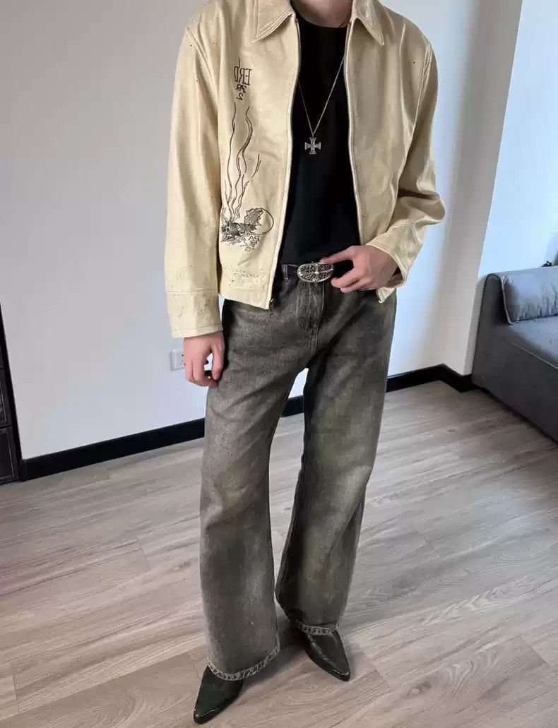 Enfants Riches Deprimes Enfants Riches Deprimes24SS Arcane 17 comic leather clothin Size US L / EU 52-54 / 3 - 9 Thumbnail