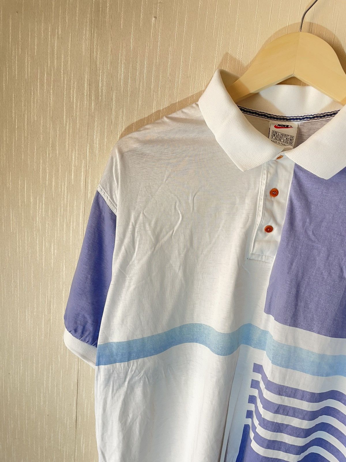 Nike × Vintage Nike Court vintage polo shirt 90s Size US L / EU 52-54 / 3 - 3 Thumbnail