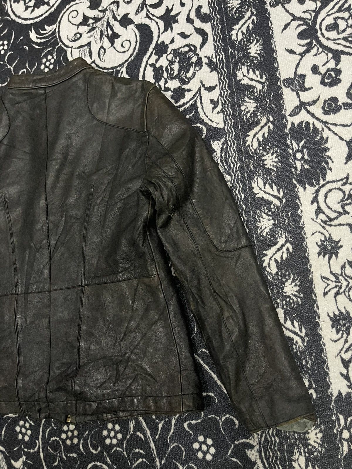 CHRISTIAN PEAU VINTAGE CHRISTIAN PEAU GOAT LEATHER BIKER JACKET Size XS / US 0-2 / IT 36-38 - 15 Thumbnail