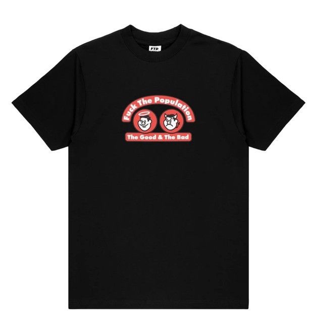 Fuck The Population FTP THE GOOD AND THE BAD TEE LARGE Size US L / EU 52-54 / 3 - 1 Thumbnail