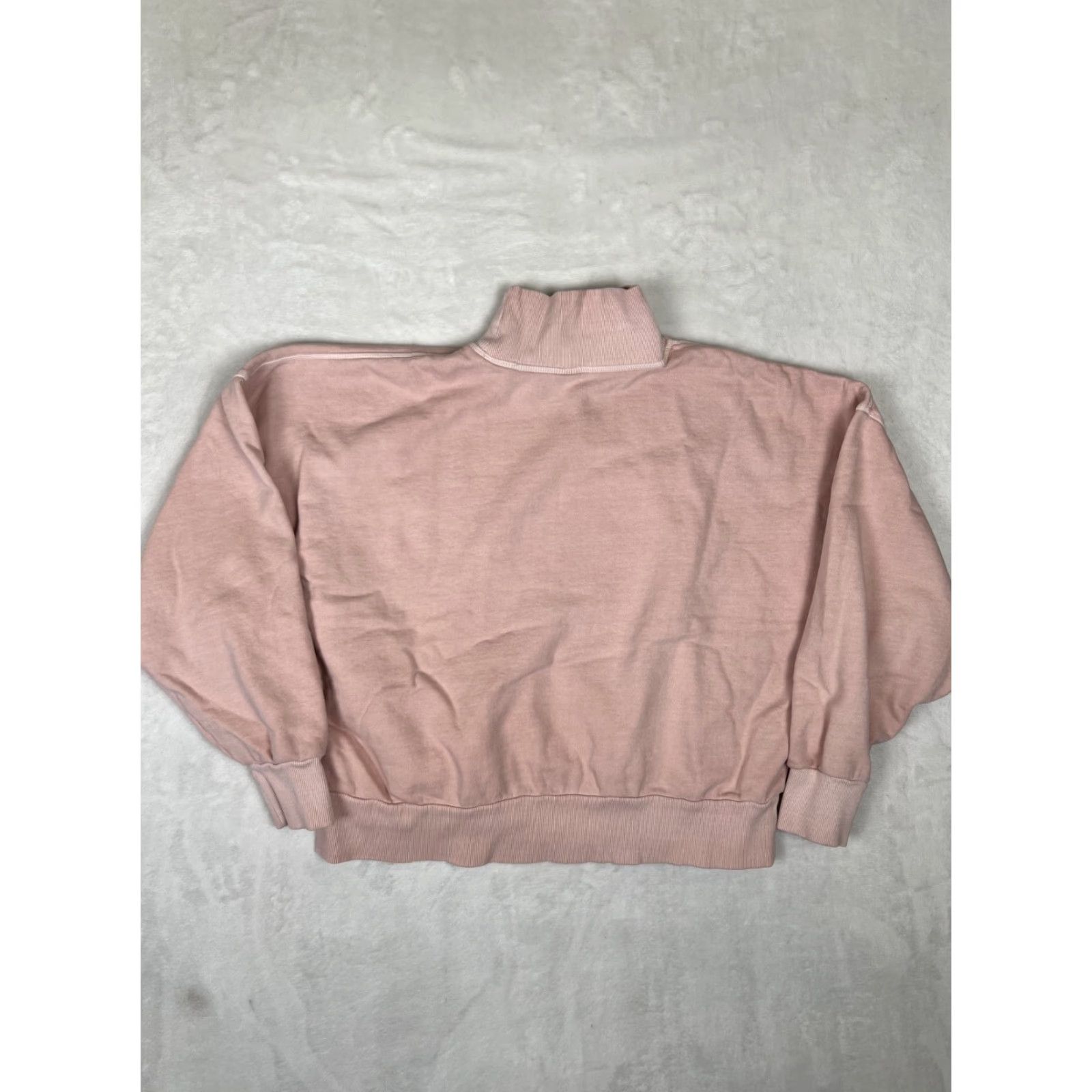The North Face The North Face Sweatshirt Boxy Pink Mock Neck Garment Dye Women's Size Large Size L / US 10 / IT 46 - 7 Thumbnail