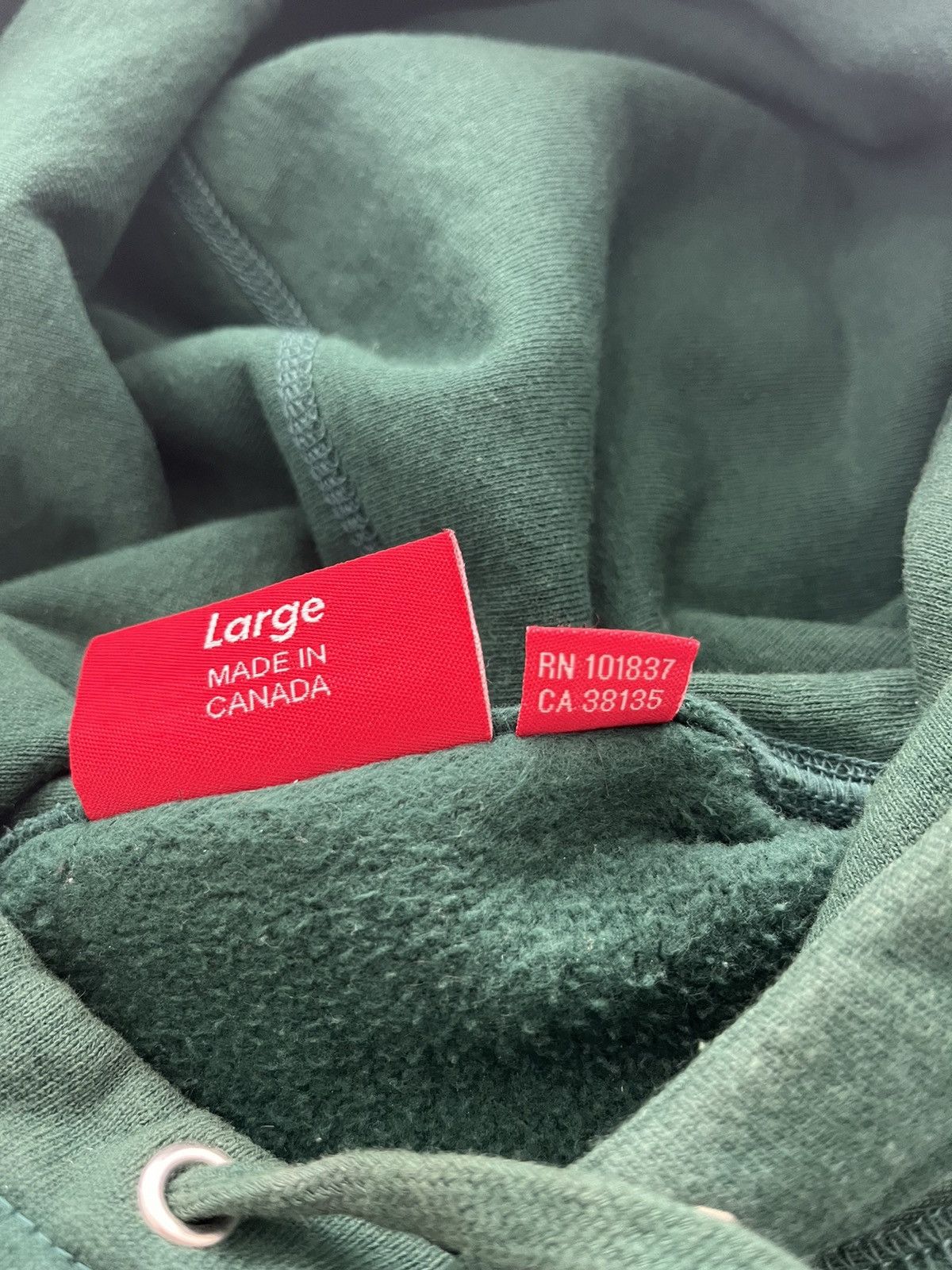 Supreme Supreme ‘Le Luxe’ hooded sweatshirt Green Size US L / EU 52-54 / 3 - 7 Thumbnail