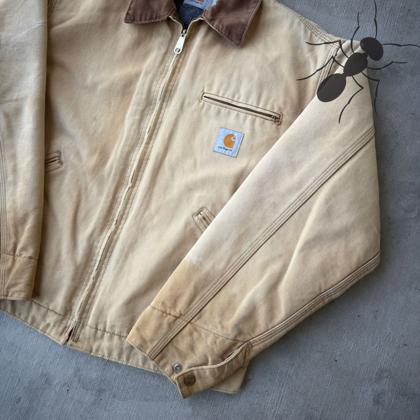 Carhartt × Vintage Carhartt faded brown Detroit work wear jacket Size US M / EU 48-50 / 2 - 4 Thumbnail