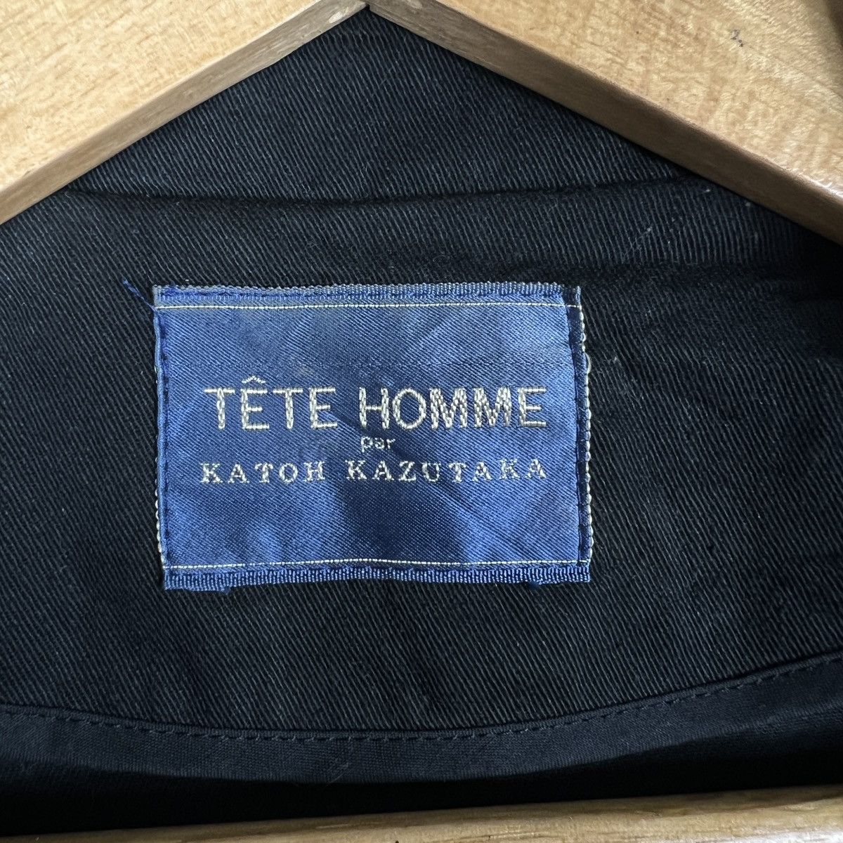 Tete Homme 🔥 Vintage Tete Homme Par Katoh kazutaka Big Logo Jacket Size US L / EU 52-54 / 3 - 13 Thumbnail