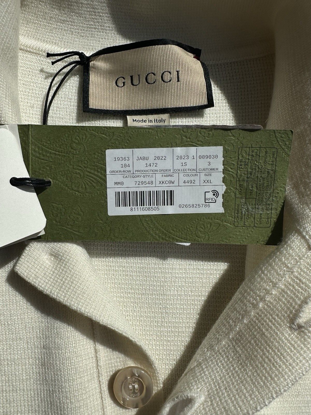 Gucci Gucci Polo Sweater $980 Retail Size US XXL / EU 58 / 5 - 2 Thumbnail