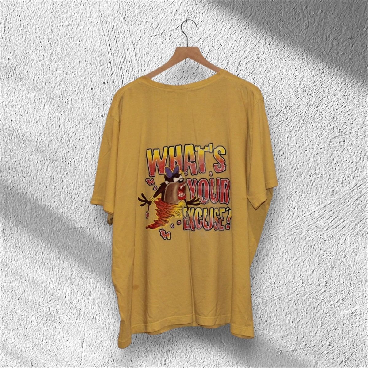 Vintage × Warner Bros Vintage Looney Tunes Taz Don’t Get Me Started Shirt Womens Size XL / US 12-14 / IT 48-50 - 2 Thumbnail