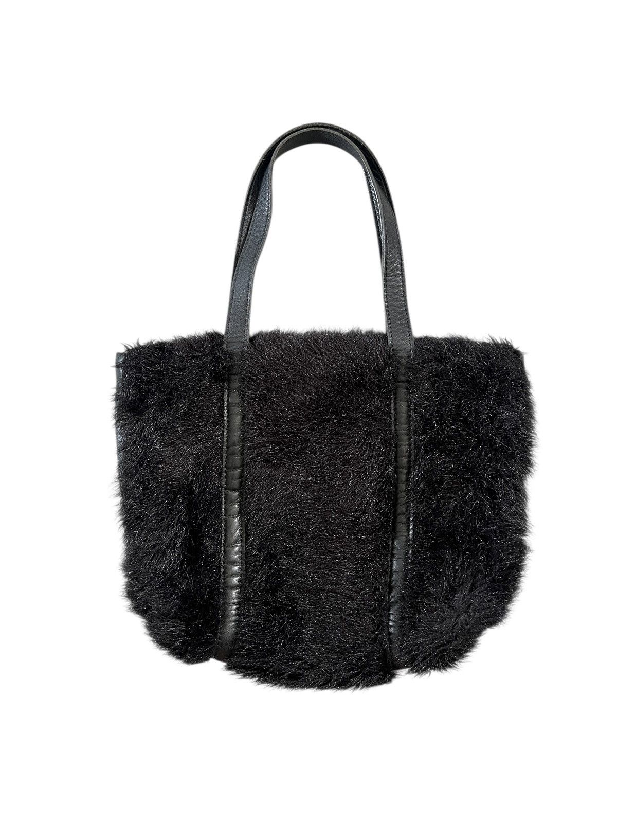 Tsumori Chisato 2000s Tsumori Chisato Leather Fur Shoulder Bag Size ONE SIZE - 7 Thumbnail
