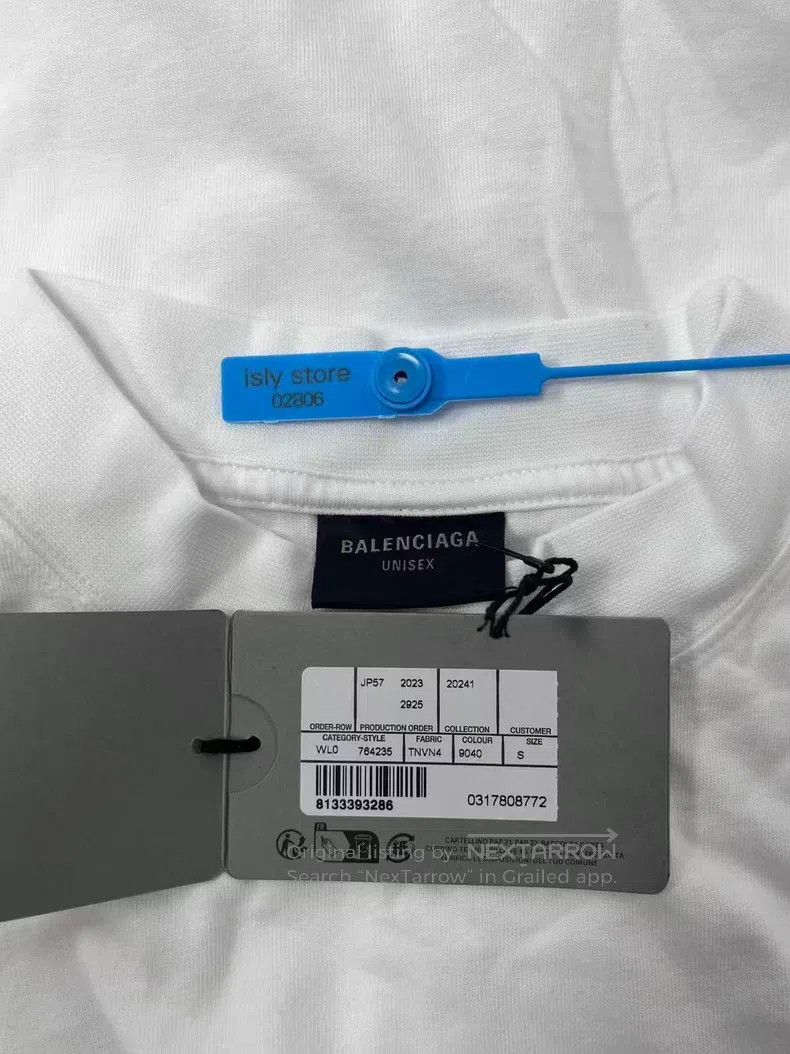 Balenciaga Balenciaga Letter Printed Round Neck Short Sleeve T-Shirt Size US S / EU 44-46 / 1 - 4 Thumbnail