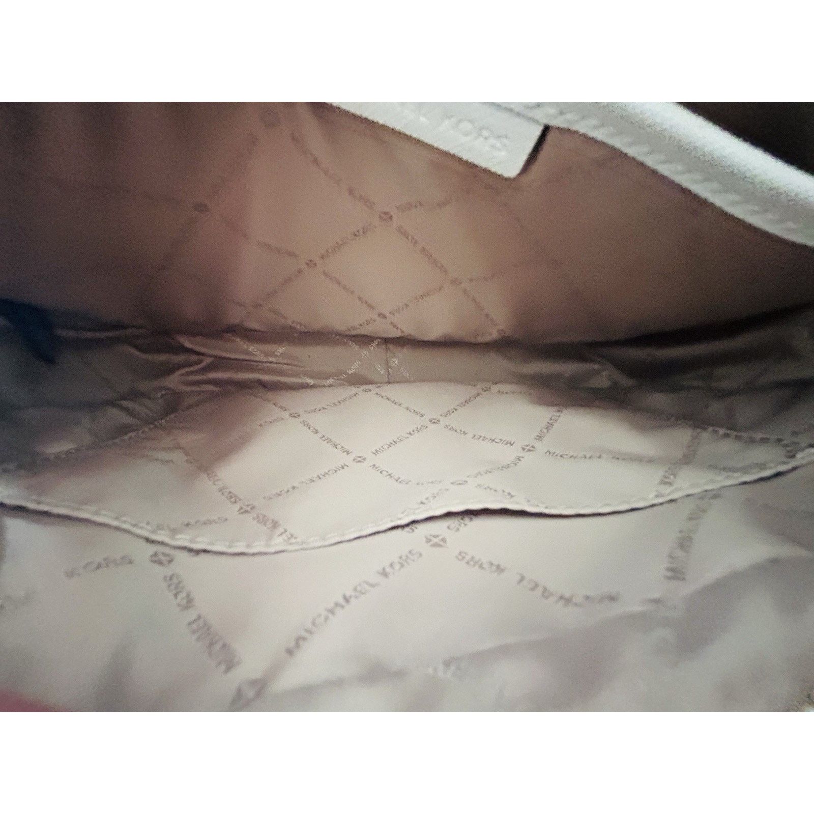 Michael Kors Michael Kors Ginny Leather Crossbody White Embellished Size ONE SIZE - 3 Thumbnail