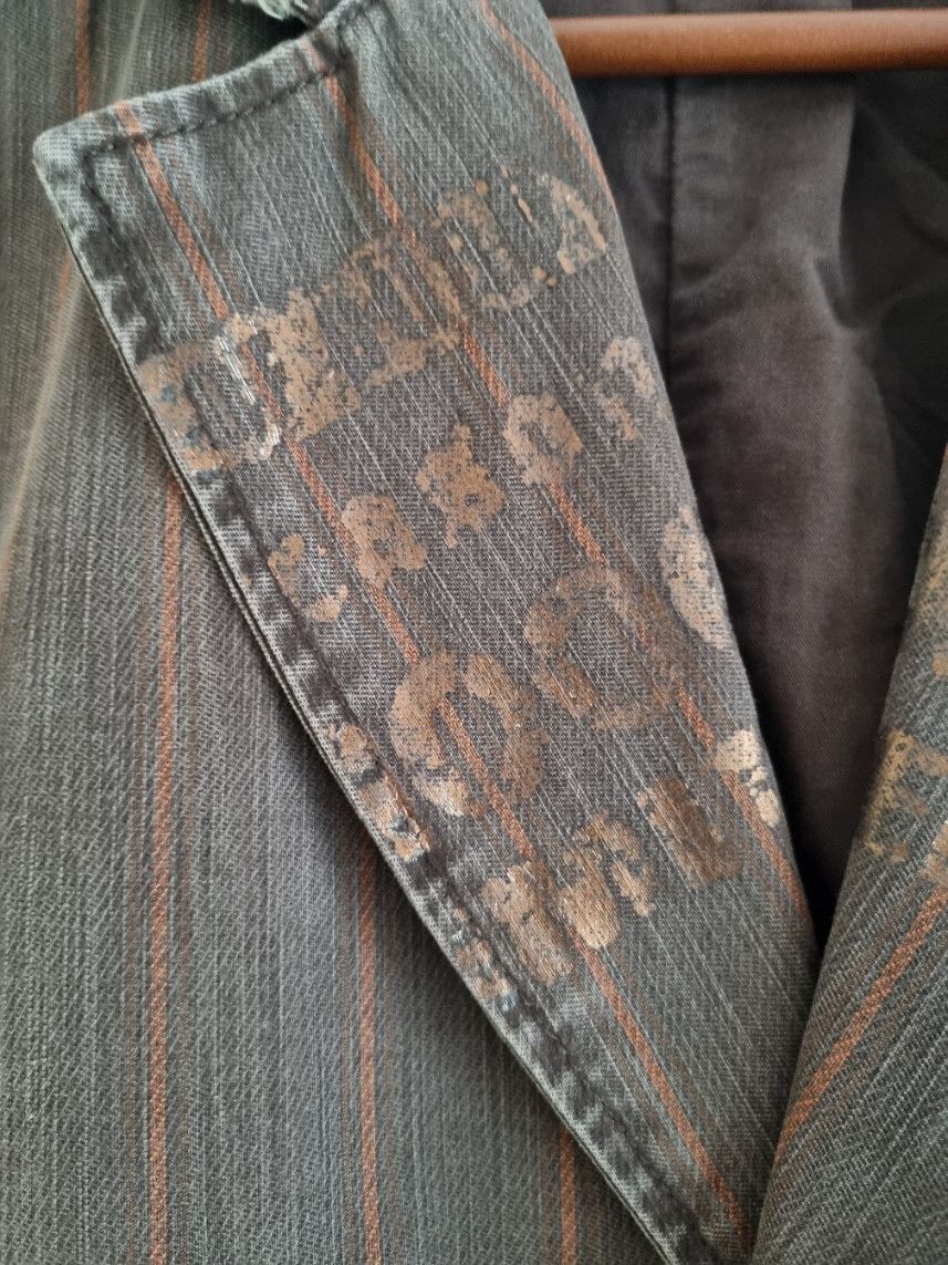 Guru brown pinstriped blazer Size 40R - 3 Thumbnail