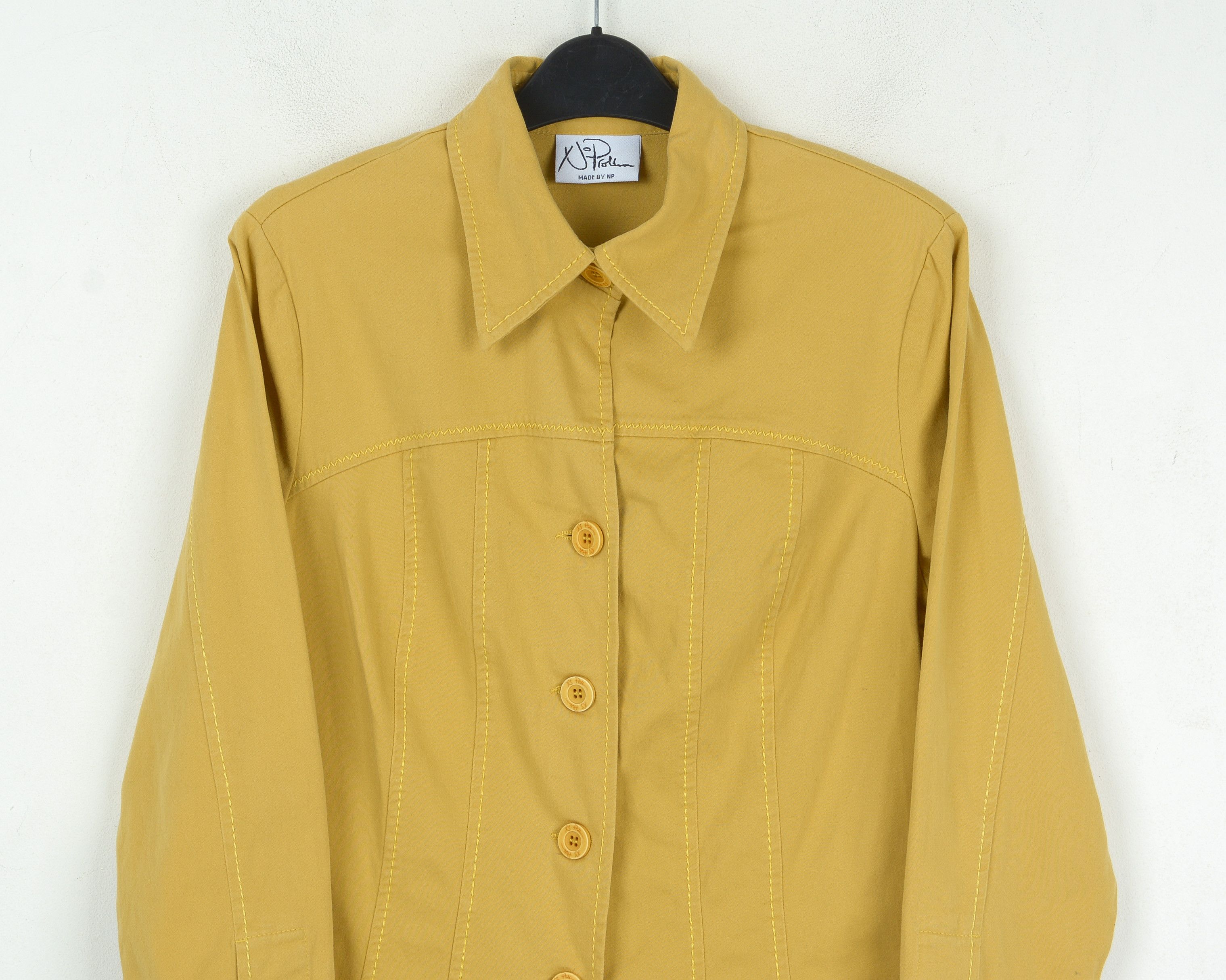 Other × Vintage NP Yellow Jacket Button Up Blazer Sport Coat Padded Shoulder Size S / US 4 / IT 40 - 10 Thumbnail