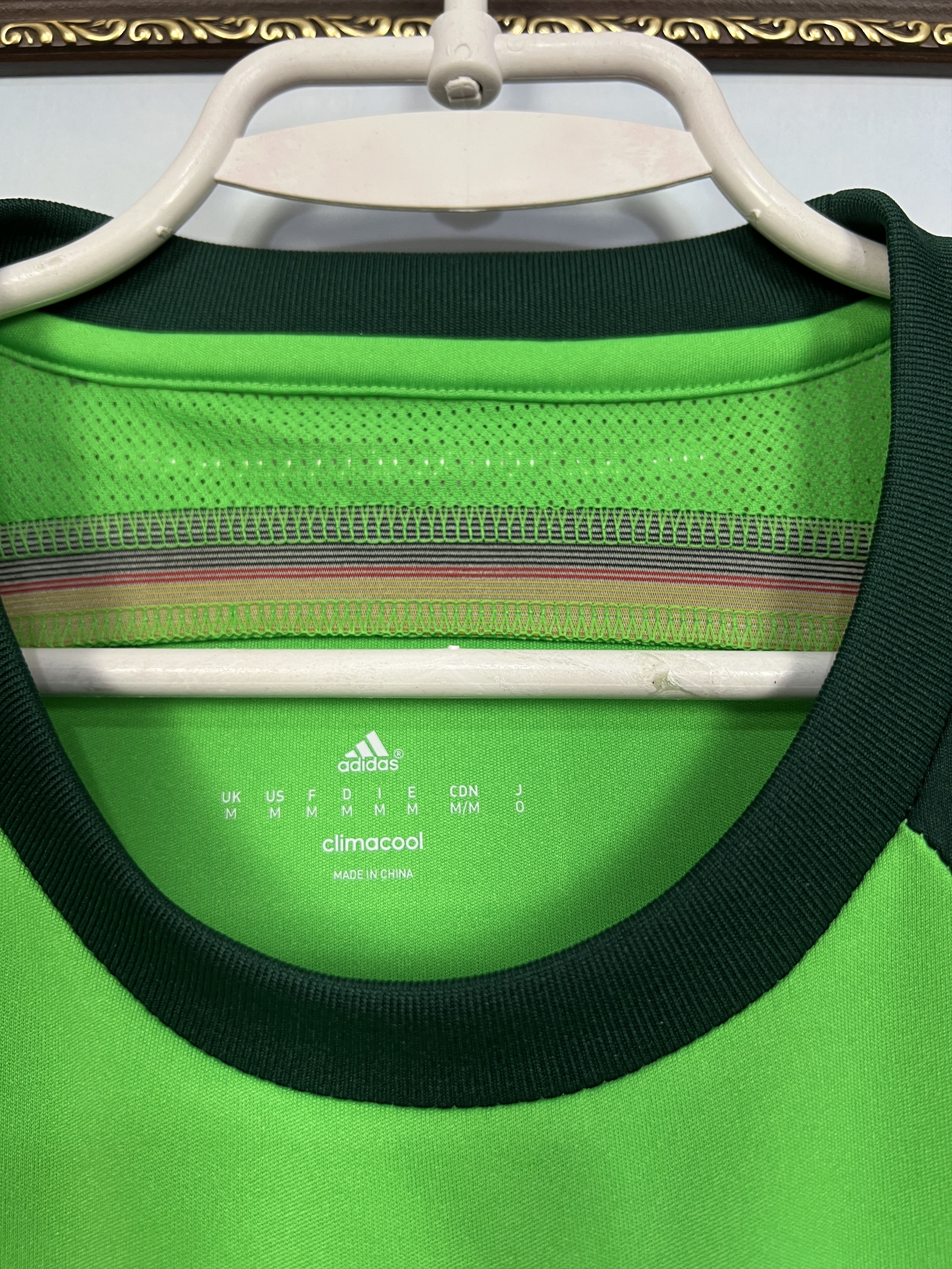 Adidas Germany Goalkeeper football shirt 2013 Soccer Jersey Trikot Size US M / EU 48-50 / 2 - 7 Thumbnail