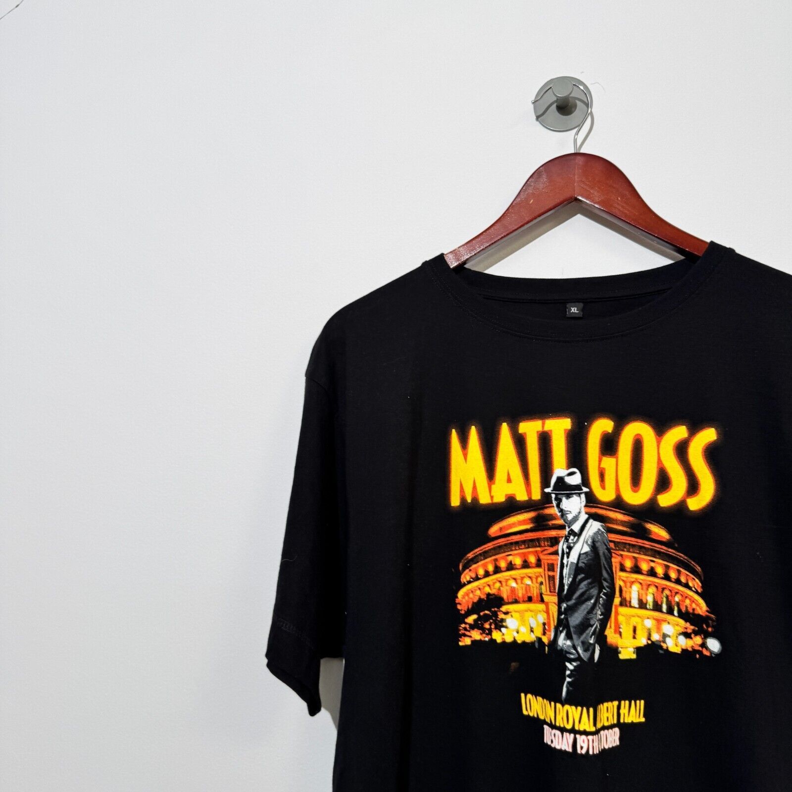 Vintage Vintage Unisex Black Cotton T-Shirt Size XL Matt Goss Y2K Size US XL / EU 56 / 4 - 5 Thumbnail