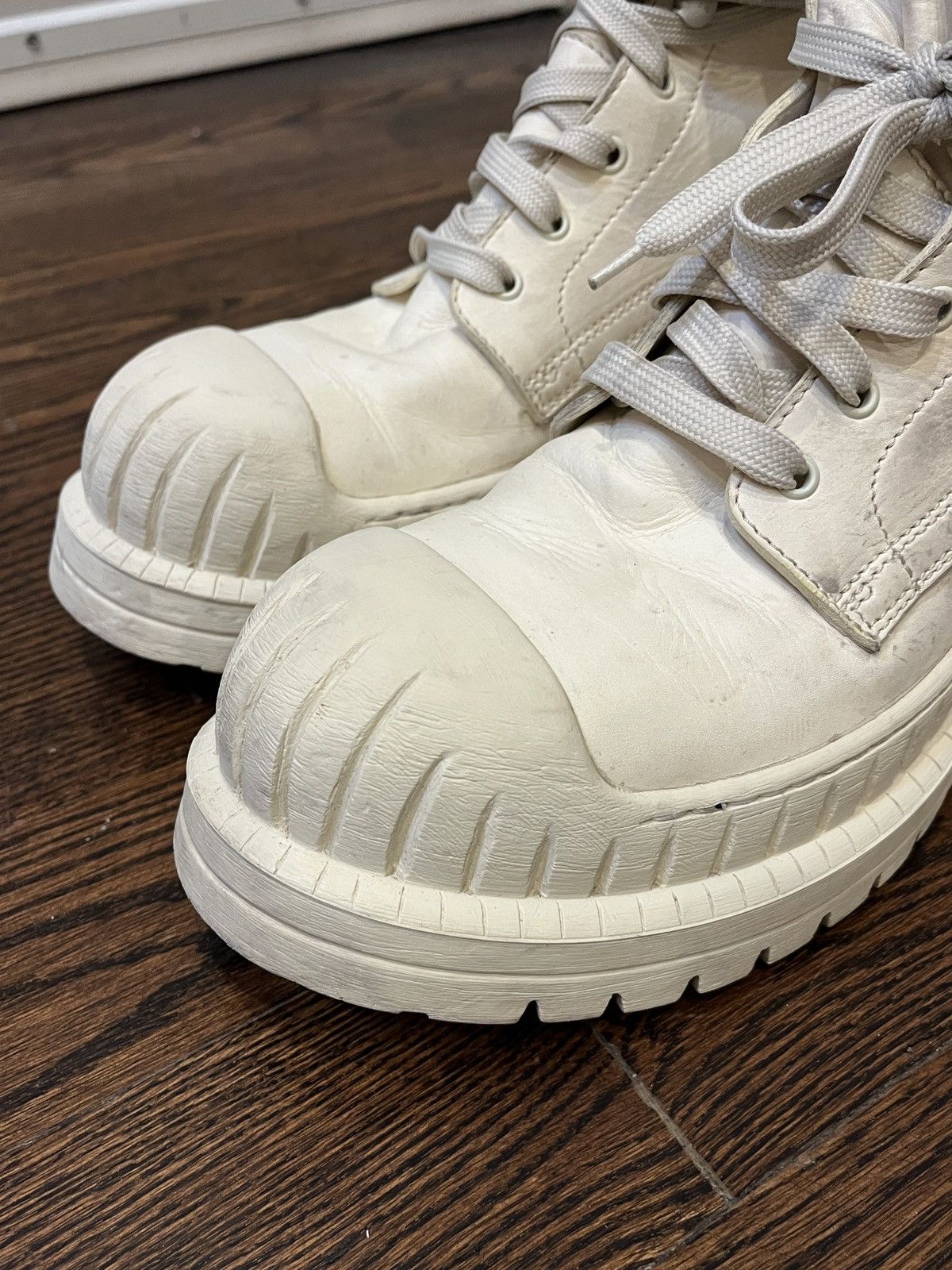 Acne Studios Acne Studios Leather Trooper Boots (unisex) Size US 11 / EU 44 - 7 Thumbnail