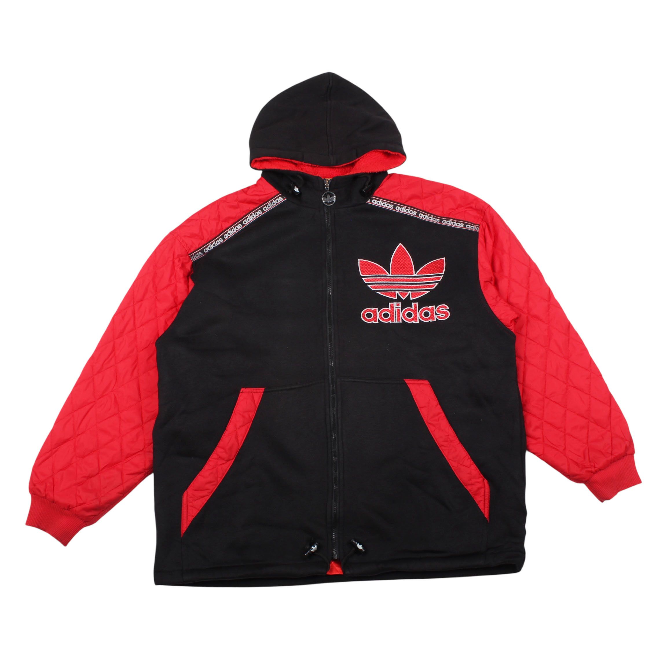 Adidas Trefoil Hooded Jacket 90s Streetwear