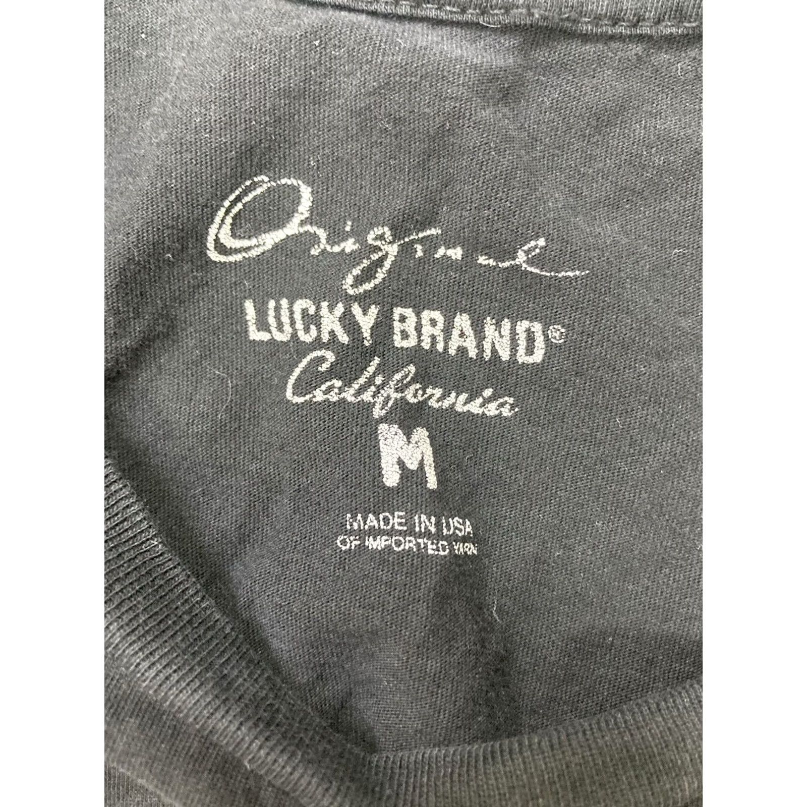 Lucky Brand Lucky Brand Protect California Wild Life Bear Graphic T-shirt Men Medium Black Size US M / EU 48-50 / 2 - 4 Thumbnail
