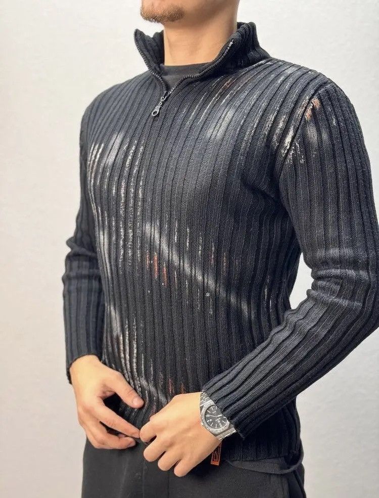 If Six Was Nine × Le Grande Bleu (L.G.B.) × Vintage Vintage Sweater Avant Garde If Six Was Nine Style Gothic Size US M / EU 48-50 / 2 - 1 Thumbnail