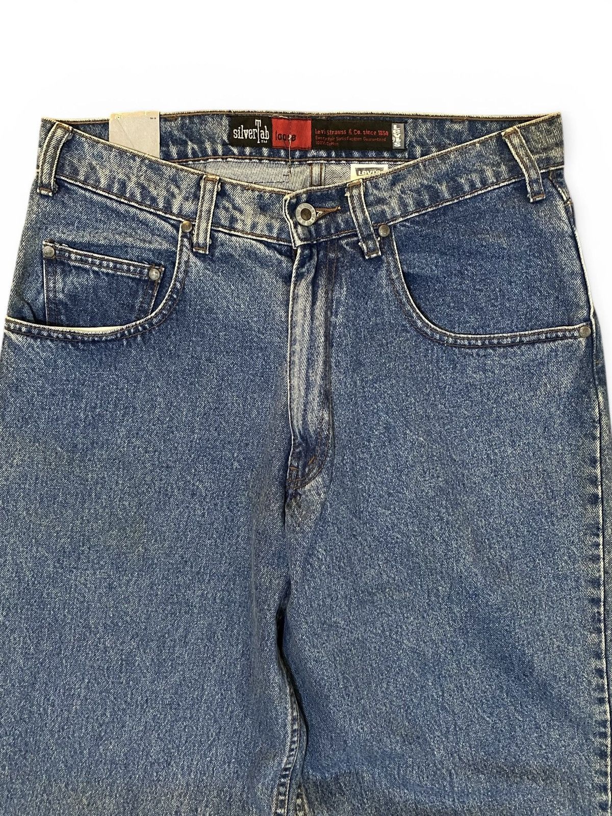 Levi's Vintage 90’s Dead Stock Baggy Levis Silvertab Loose Wide Leg Size US 33 - 7 Thumbnail
