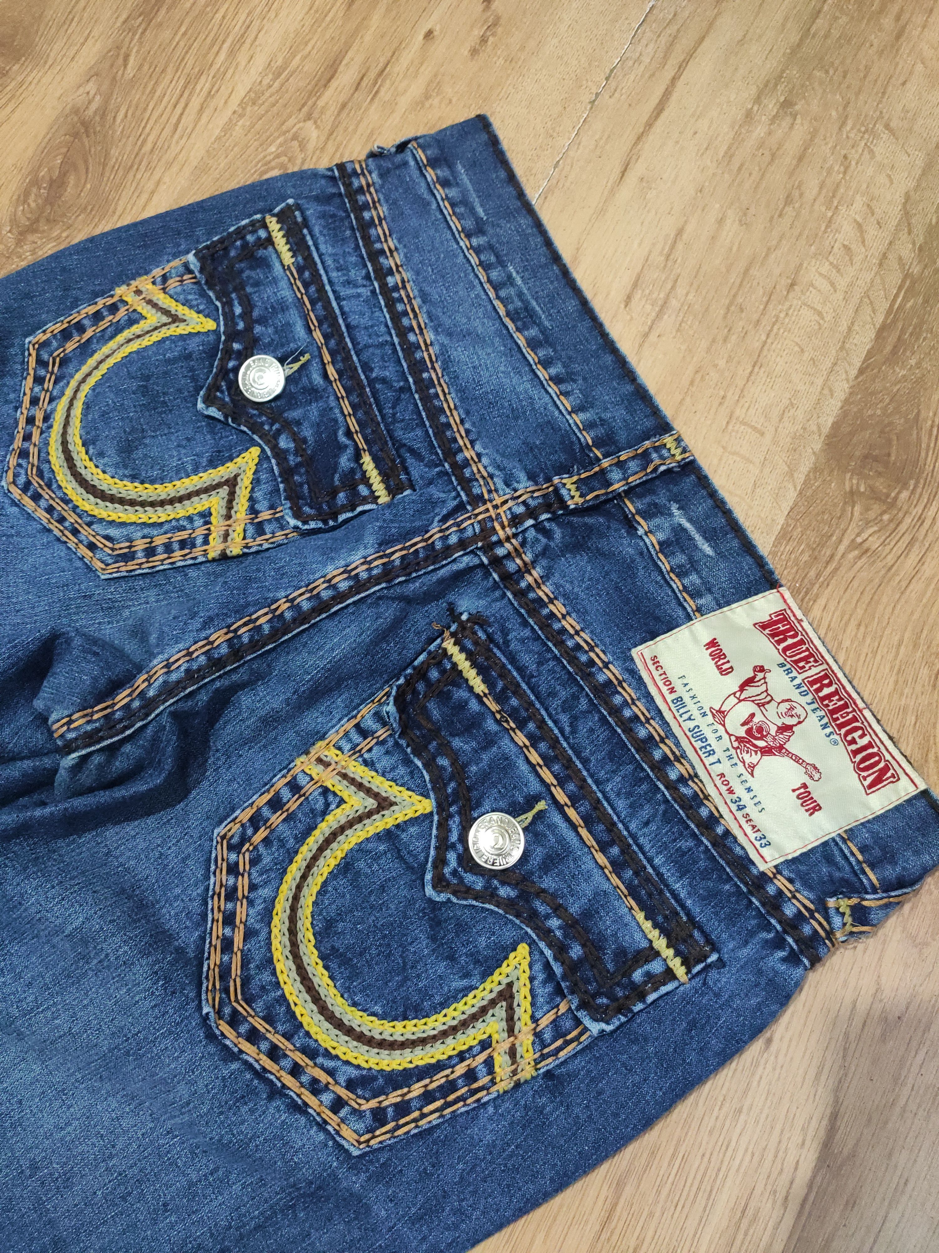 True Religion × Vintage Men's vintage Y2K True Religion Billy Super T size 34/33 Size US 34 / EU 50 - 11 Thumbnail