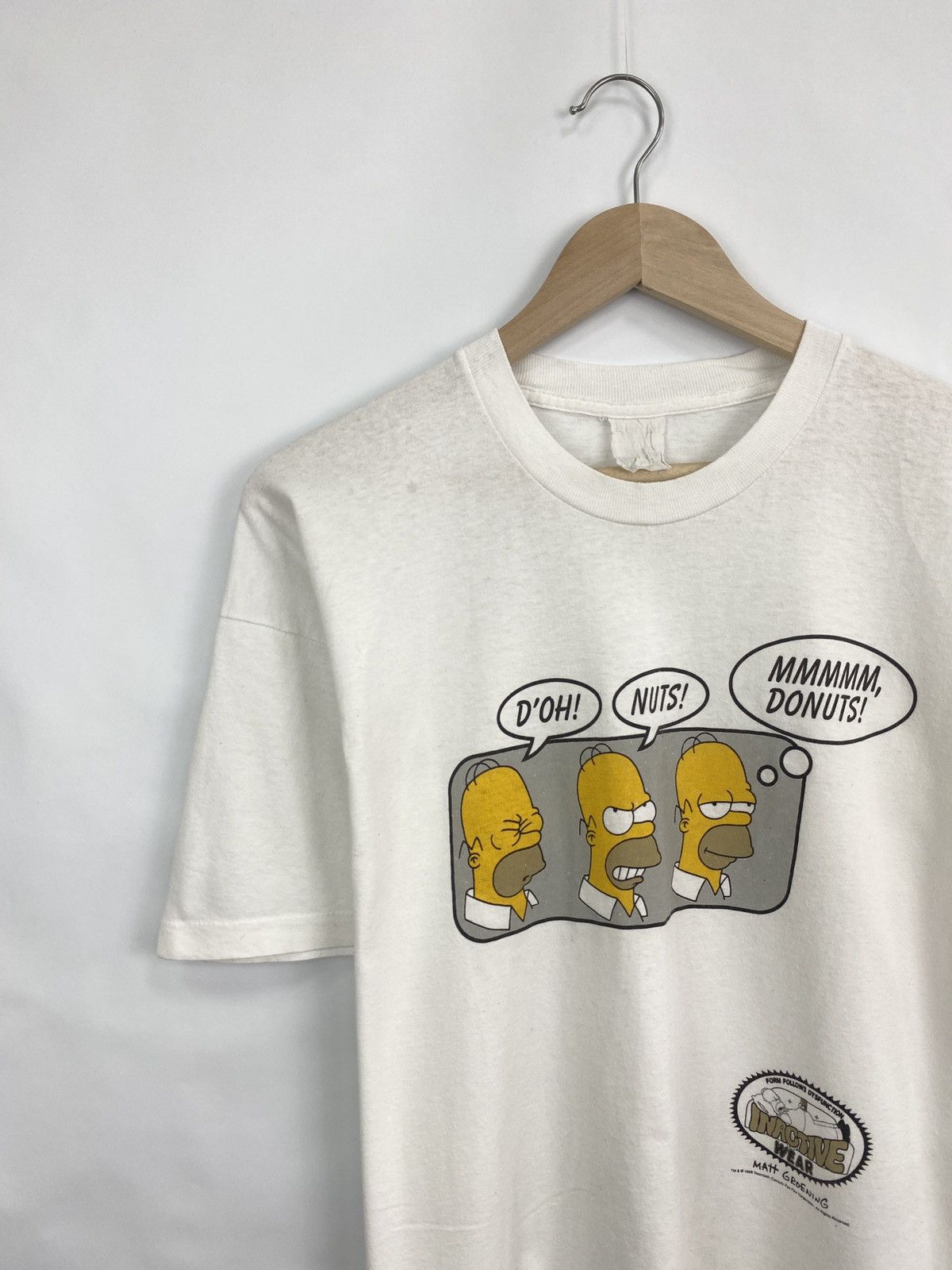 The Simpsons 🇺🇸 Vintage 1998 The Simpsons Matt Groening Bart Lisa T-Shirt Size US XL / EU 56 / 4 - 2 Thumbnail