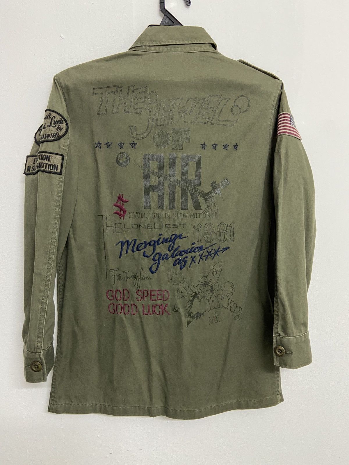 Japanese Brand × MOUSSY Moussy Military Shirt Size US S / EU 44-46 / 1 - 2 Thumbnail