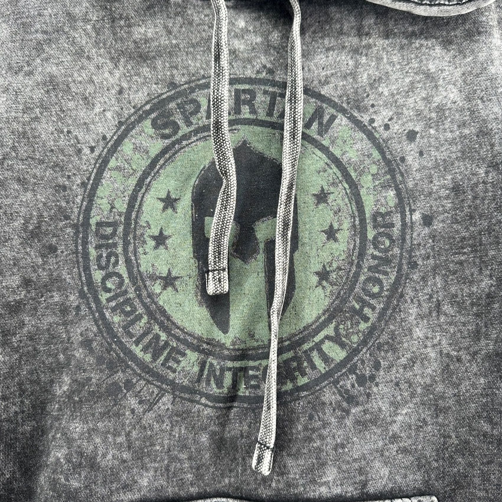 Vintage Spartan Hoodie Gray Men's Small Pullover Long Sleeve Fleece Pocket Classic Winter Size US S / EU 44-46 / 1 - 3 Thumbnail