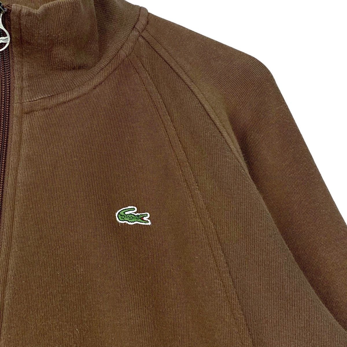 Lacoste × Vintage Vintage 80s Lacoste Embroidered Full Zip Turtleneck Size L Size US L / EU 52-54 / 3 - 4 Thumbnail