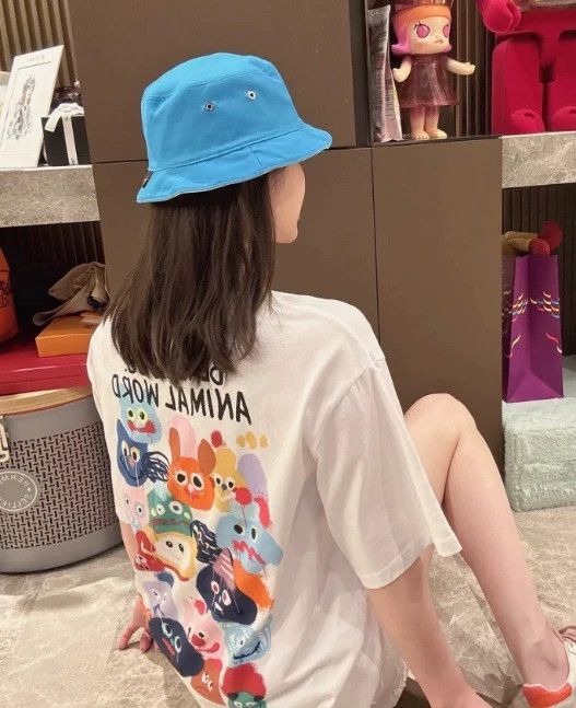 Louis Vuitton LOUIS VUITTON Fisherman's hat with full print of old flower Size ONE SIZE - 5 Thumbnail
