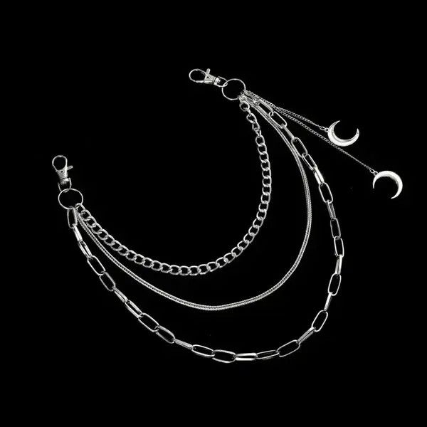 Handmade Unisex Moon Pendant KeyChain Size ONE SIZE - 2 Thumbnail