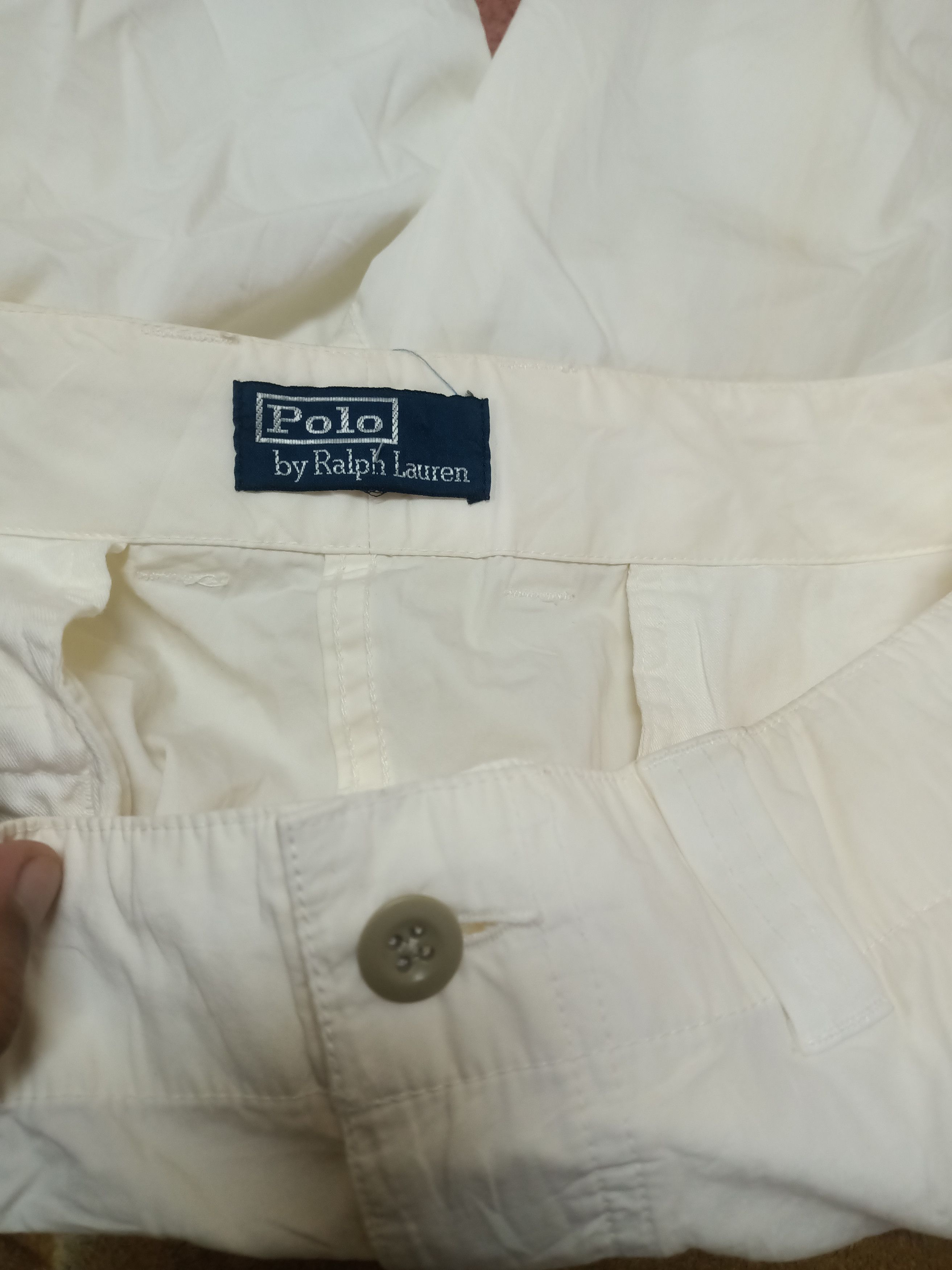 Polo Ralph Lauren × Ralph Lauren Polo Ralph Lauren white colour cargo pants Size US 35 - 13 Thumbnail